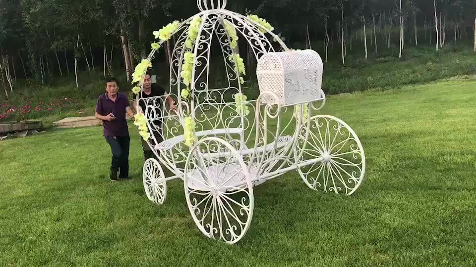 Pumpkin Horse Carts Wedding Cinderella Royal Carriage For Princess