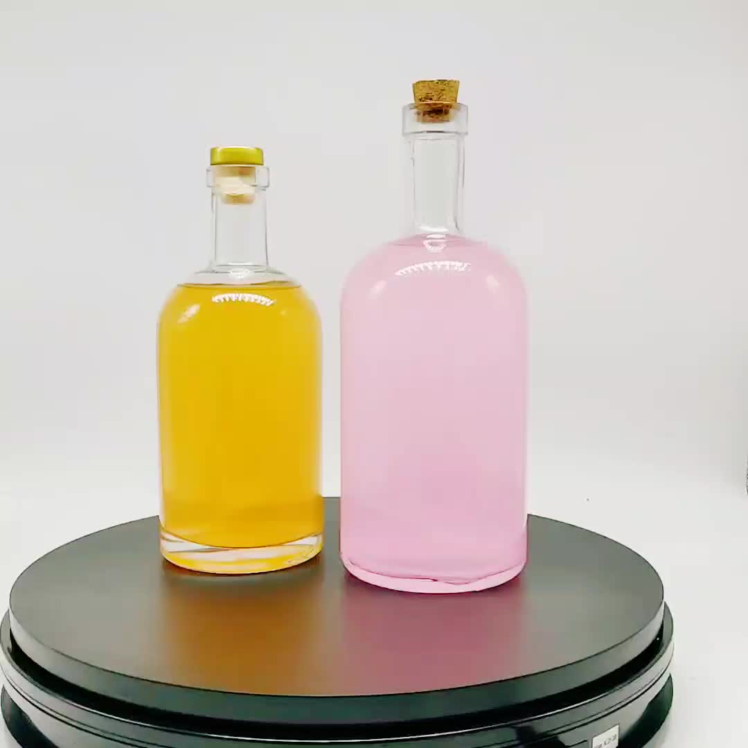 Heavy Base 200ml Glass Liquor Bottle With Ttop Synthetic Cork Buy