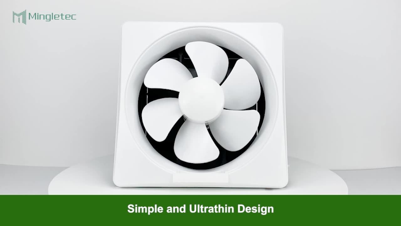 6 8 10 12 Inch Household Mute Exhaust Fan Wall Mounted Bathroom Exhaust