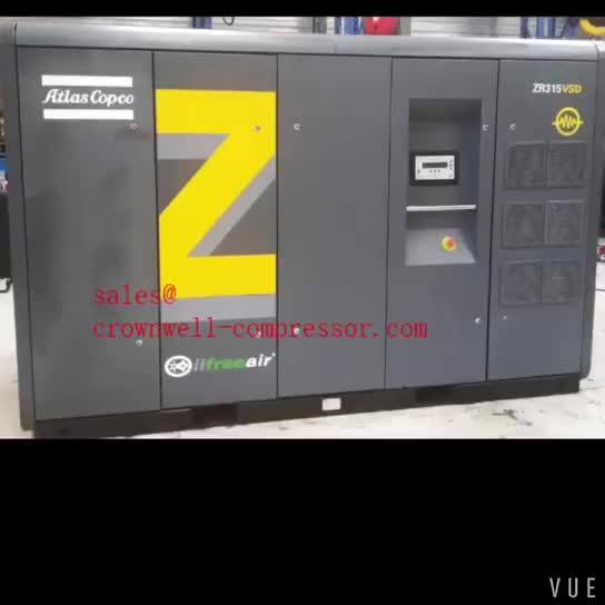 Atlas Copco ZR 630 ZR630 50hz 60hz Oilfree Rotary Screw Air Compressor