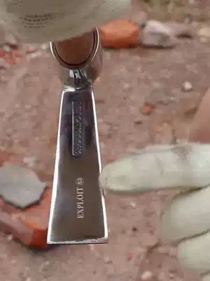 Stainless steel Xiaoyang pick Outdoor pure steel farm tools digging tree roots Sheep pick hoe Small pick Portable ice pick cross pick