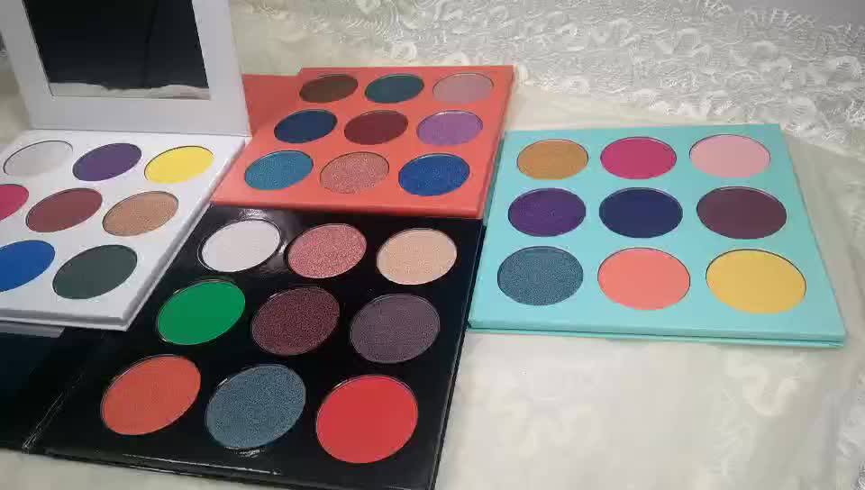 Vegan Cosmetics High Quality No Logo 9 Colors Makeup Private Label