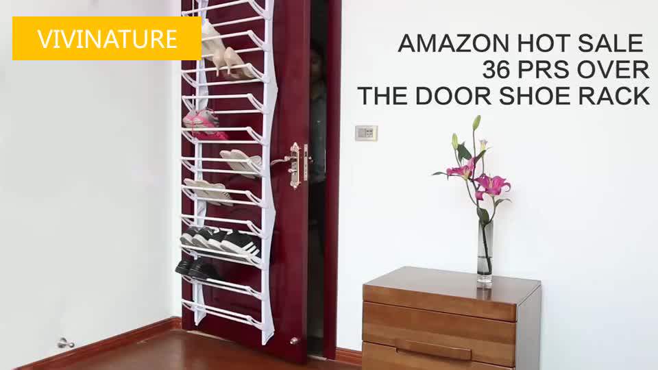 Door Hang Shoe Rack With Plastic Frame And Over Door Shoes Rack Buy