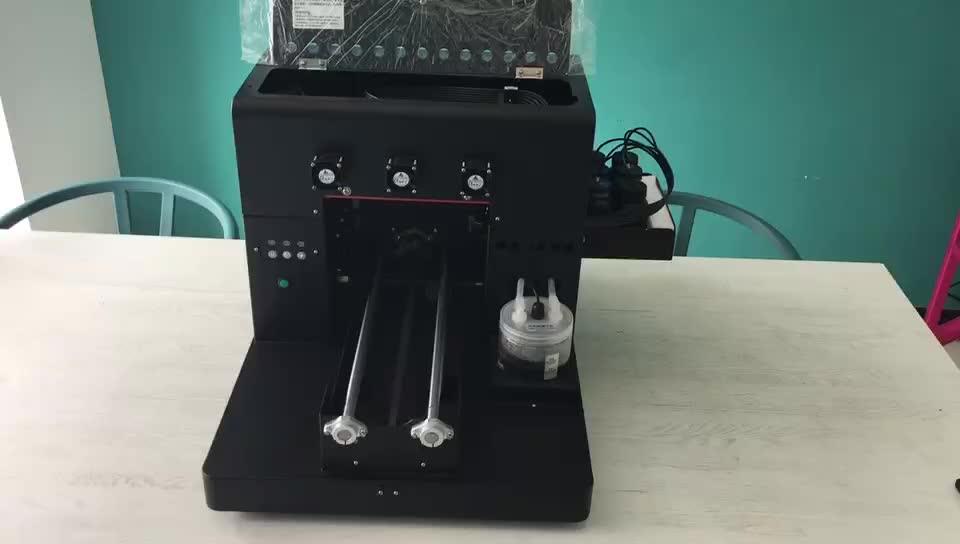 Automatic Bottle Printer A4 Size Led Inkjet Flatbed Uv Printer A3 Cans Phone Case Printing