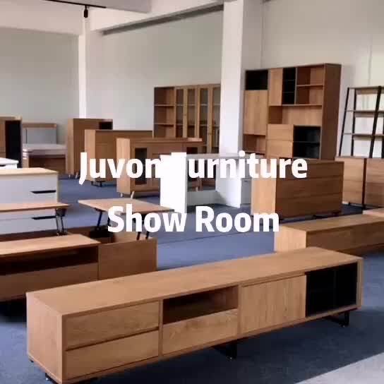 De Mediados De Siglo Estilo Con Soporte De Tv Con Armarios Y Estantes