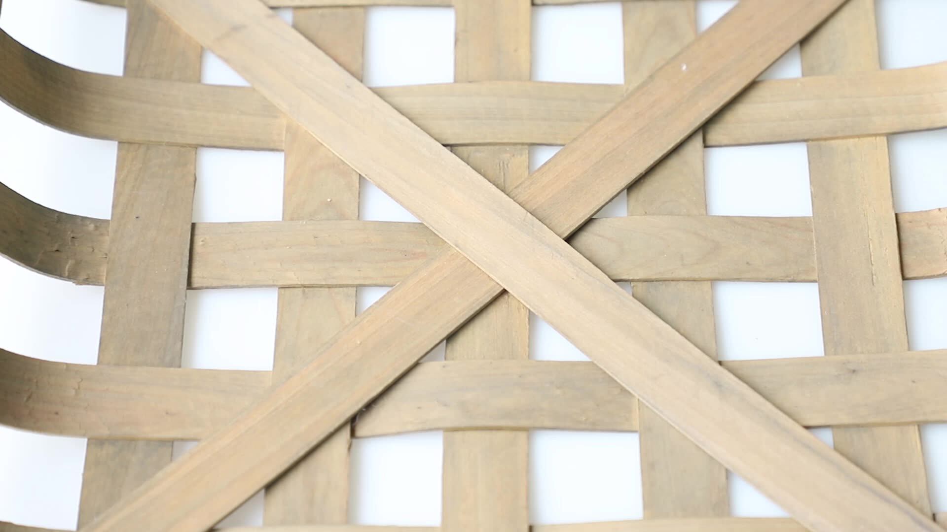 Large Square Rustic Farmhouse Style Wall Decor Set Of 2 Wood Tobacco