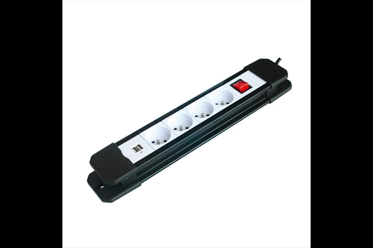 French Power Outlet Extension Electric Wall Tap Ac Socket Surge