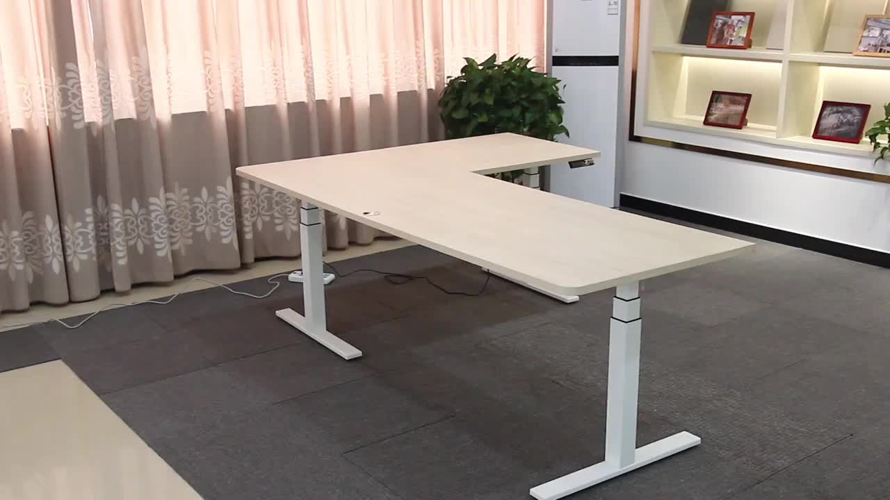 Vansdesk Modern Motorized Office Ergonomic Motorized Standing Table L