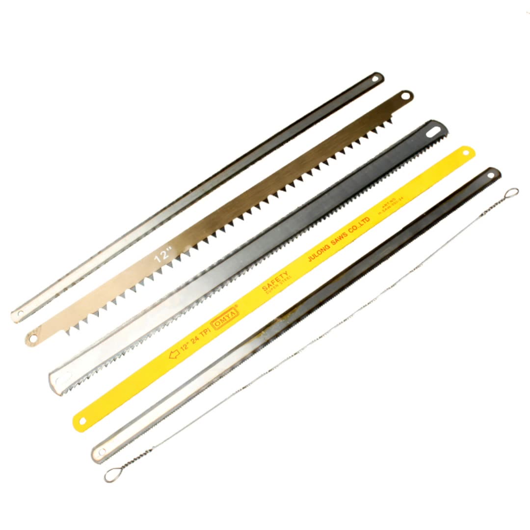 Lame Di Ricambio Per Seghetto Alternativo 300 Mm – Doppia Dentatura 8/24 TPI, Per Legno E Metallo, Set Da 3 Pezzi