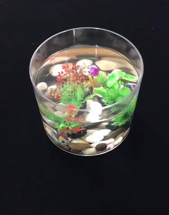 Naxilai Transparent Acrylic Fish Tank Table Aquarium Special Hanging