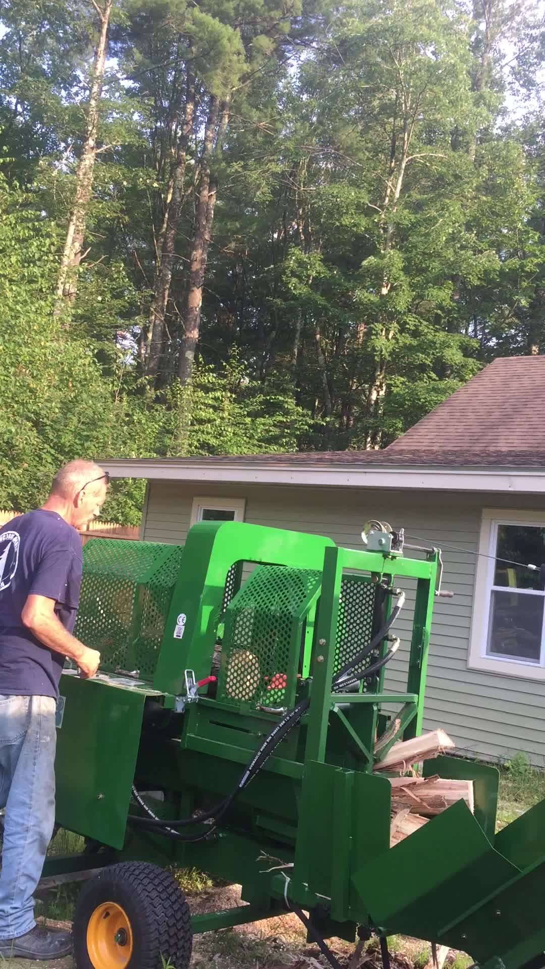 24hp Petrol 35 Ton Automatic Firewood Processor Epa Approved,Log