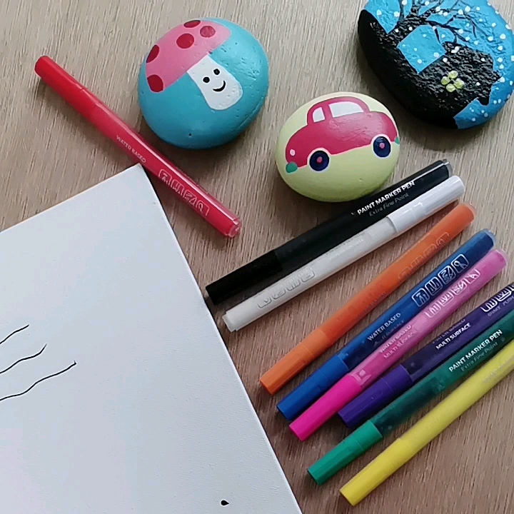 Graffiti Color Marker Pen Acrylic Paint Markers Pens For Rock Painting