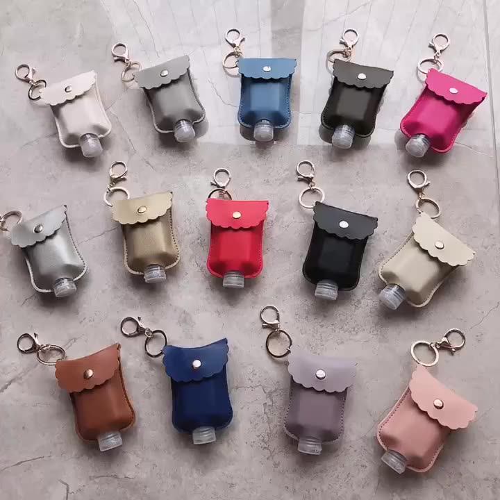 30ml Hand Sanitizer Bottle Holster Keychain Disposable Alcohol Holster