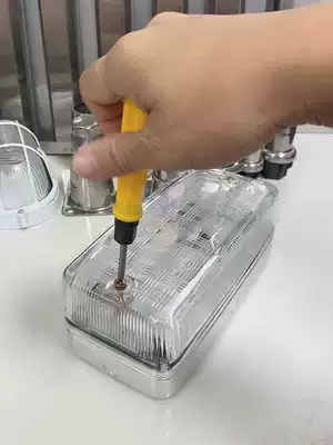 Kitchen hood moisture-proof lamp Luxury glass lamp Transport hookah hood explosion-proof lamp accessories E27 connector hood lamp holder