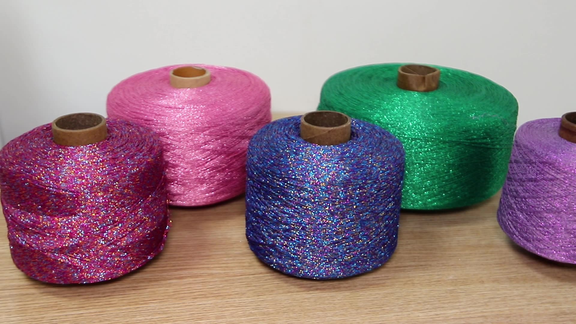 YARNART BRIGHT - Glittery Knitting Yarn, 80% Polyamide
