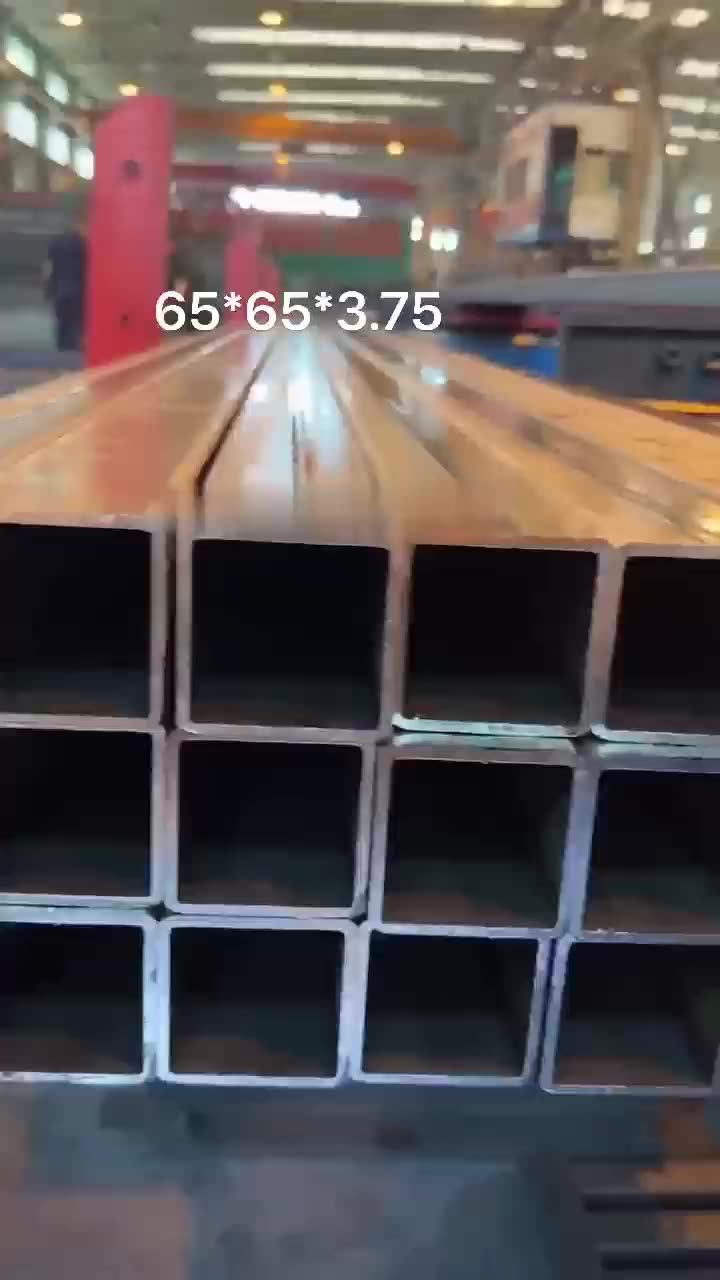 Steel Square Tubing Standard Sizes Pre Zinc Coated Square Galvanized