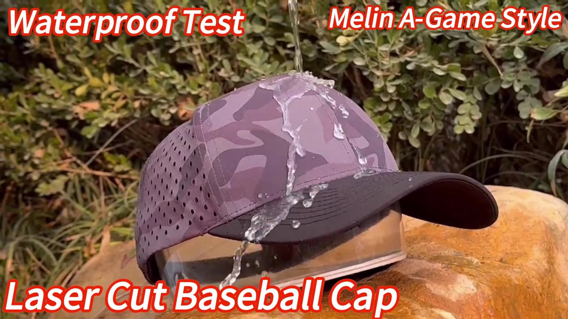 Custom Melin Hat 6 Panel A Game Kelly Green Melin Waterproof Hydro Hat