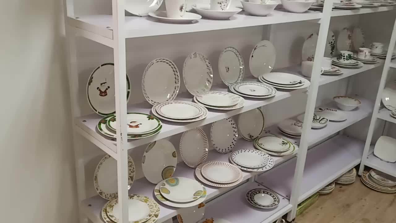 High Quality 12 Pcs Porcelain Dinnerware Set For Dubai Porcelain Dinner