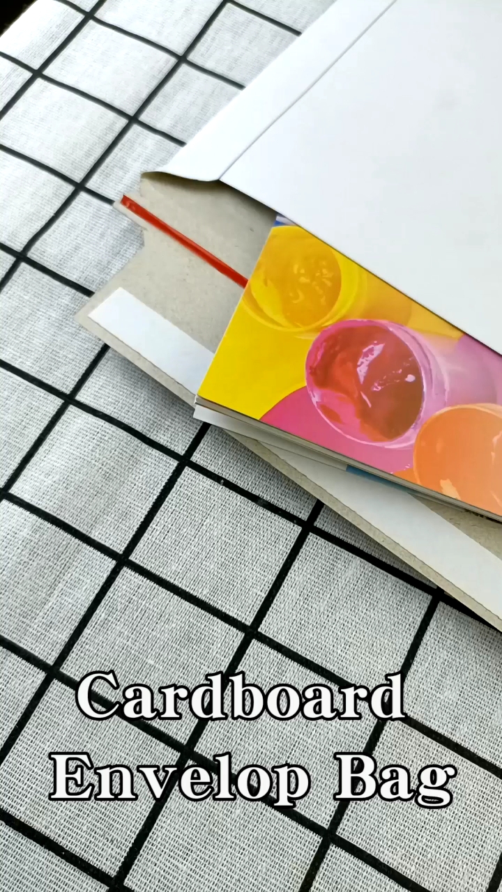 White A5 Envelopes Do Not Bend Cardboard Envelope Rigid Packaging