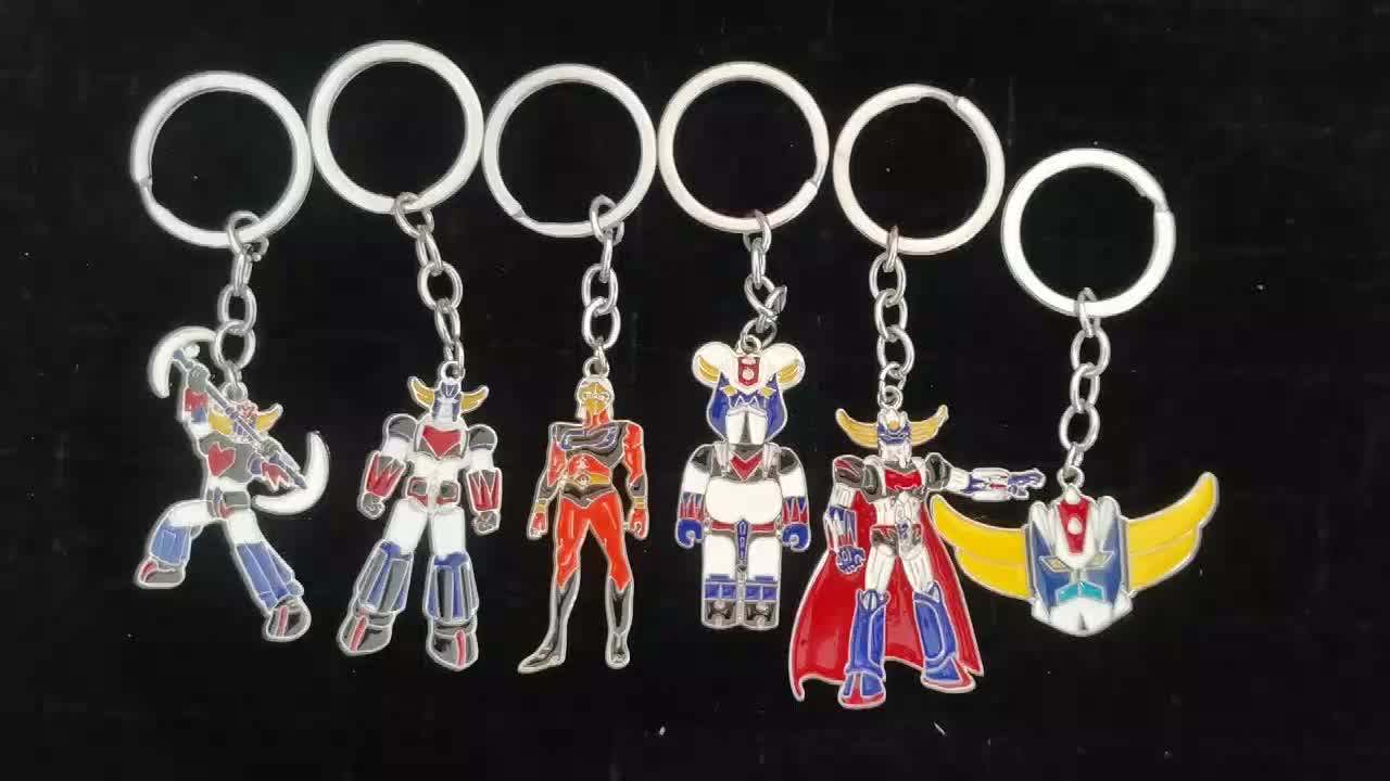 アニメマジンガー Z キーホルダー UFO ロボットグレンダイザーロゴキー