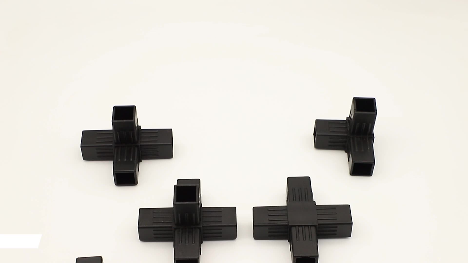 3-Way Plastic Connector For Square Tube – Fits 20, 25, 30 Mm Profile Frames