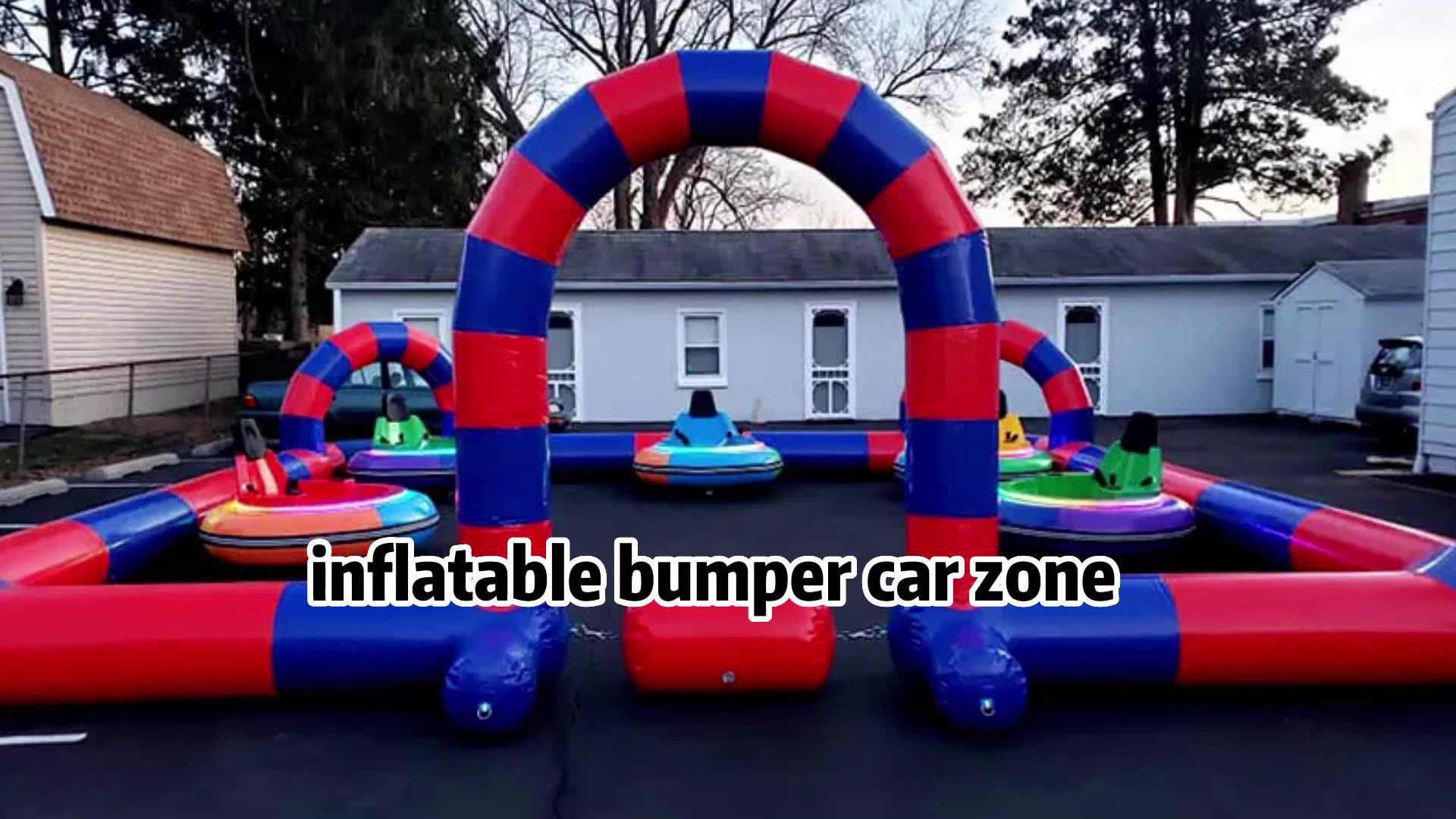 Hot Sale Outdoor Large Inflatable Bumper Car Arena For Adults