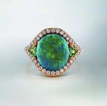Kaka in the Global Spotted Opal Opal African Opal Opal Rainbow Gem Boutique Live Watch