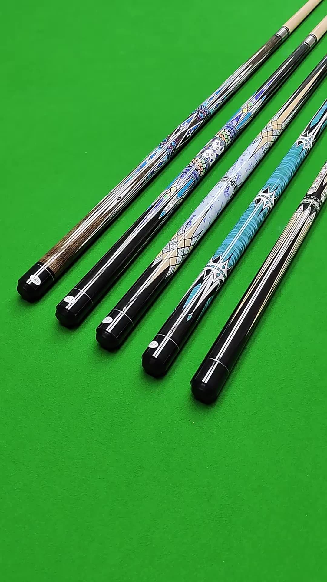 Factory Wholesale Americanstyle Pool Cue Shaft 13mm Colorful Diamond