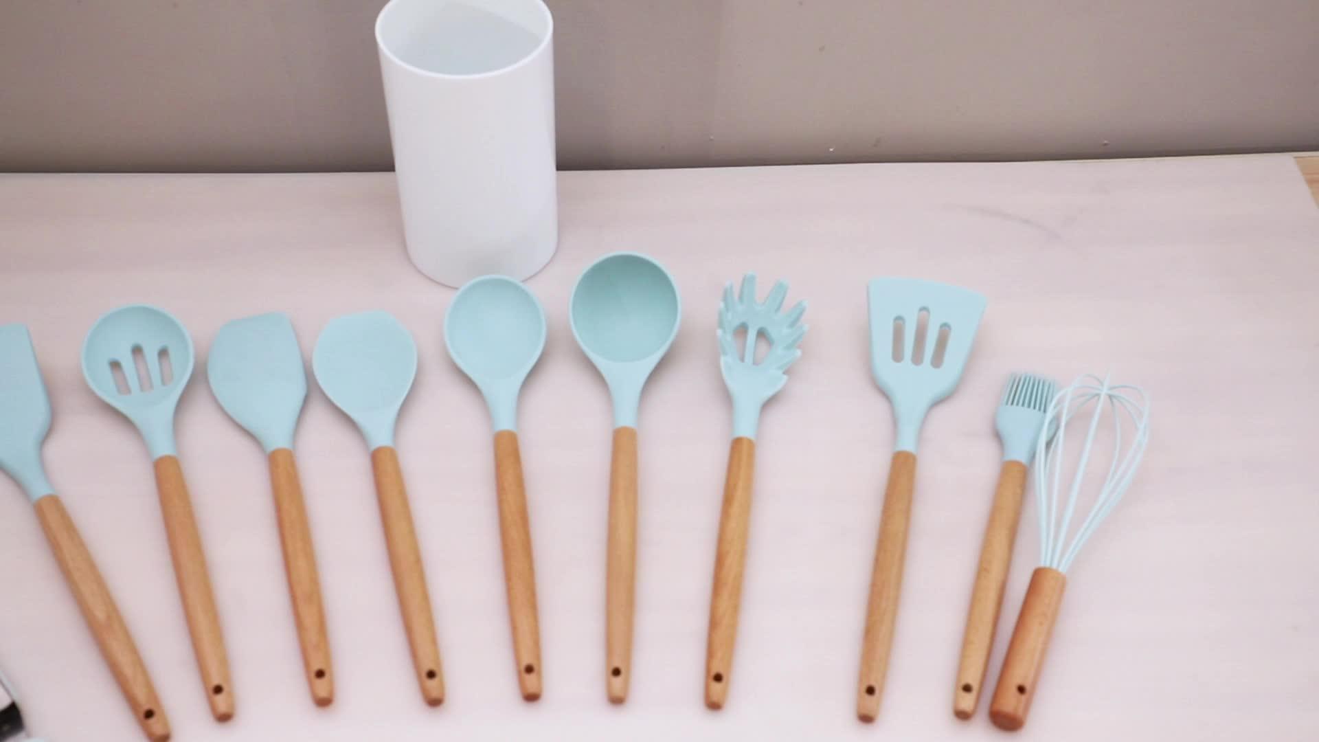 Hot Selling Food Grade 11pcs Silicone Kitchen Utensil Set Buy