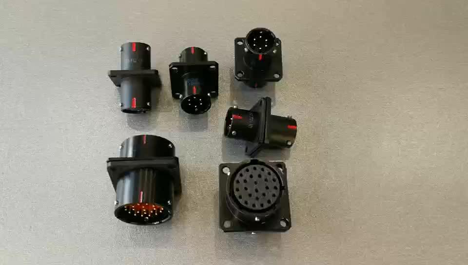 Hot Sale Y50ex 6 Pin Circular Bulkhead Electrical Connectors Custom