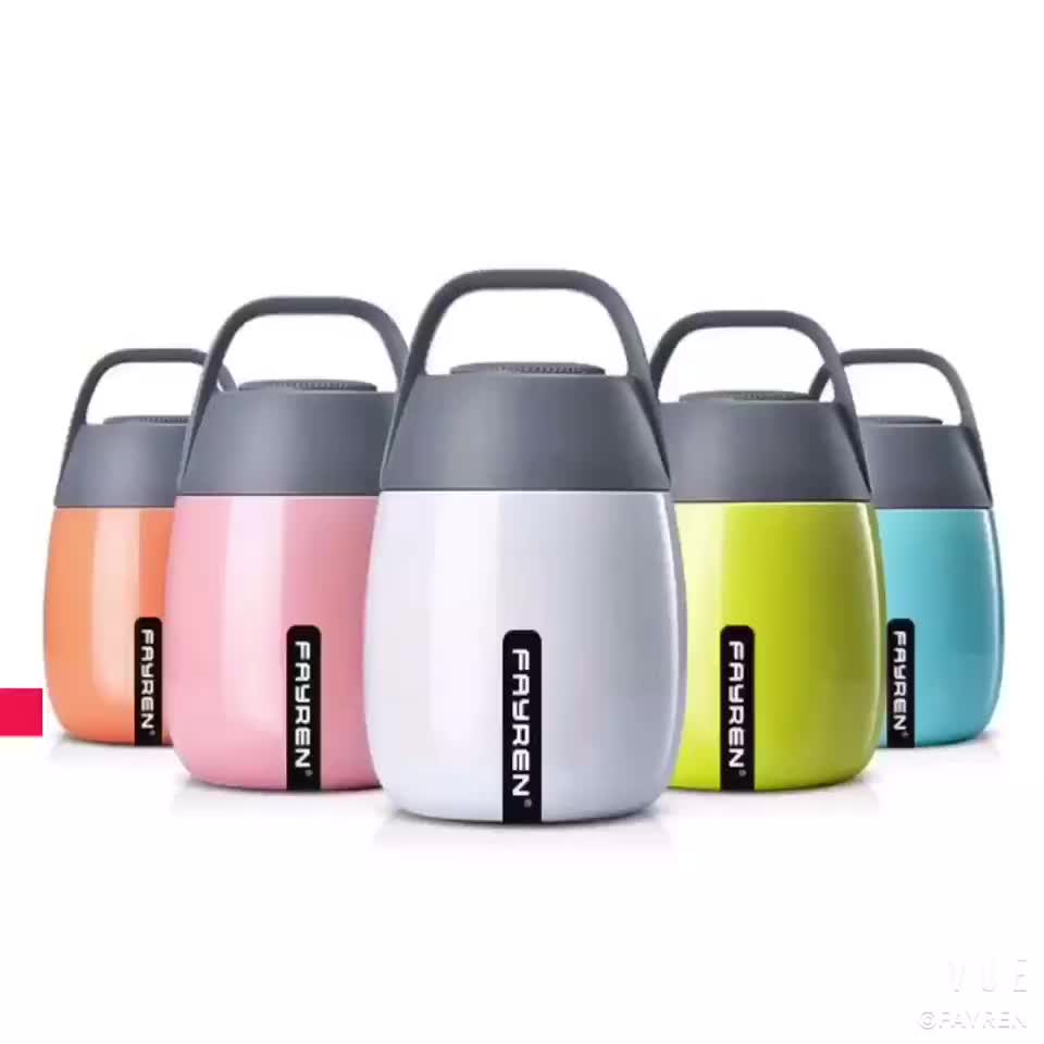 Colorful Stainless Steel Thermos Food Warmer Container Flask Vacuum