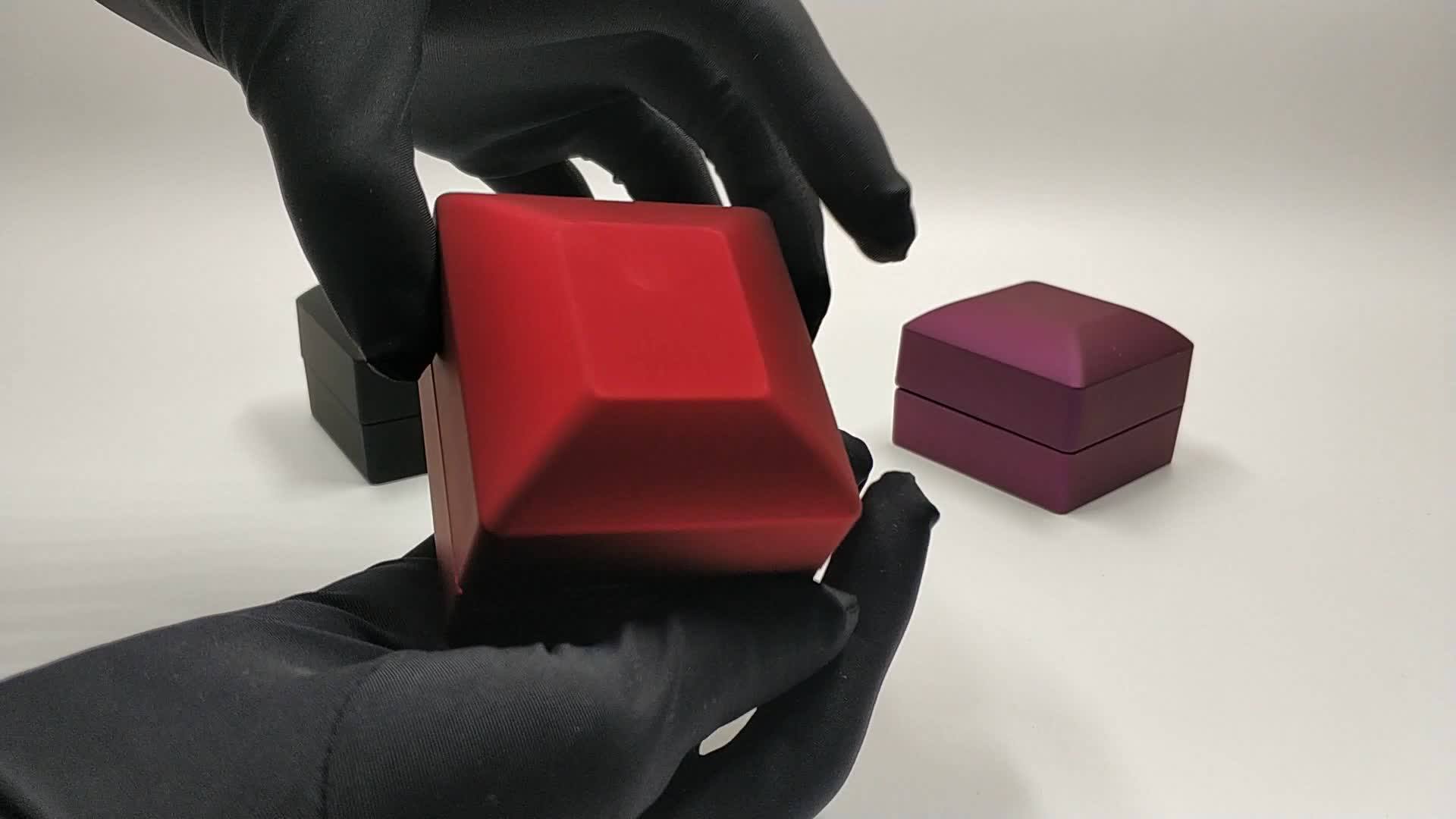 Popular Ring Pendant Necklace Led Light Jewelry Box Jewelry Packaging