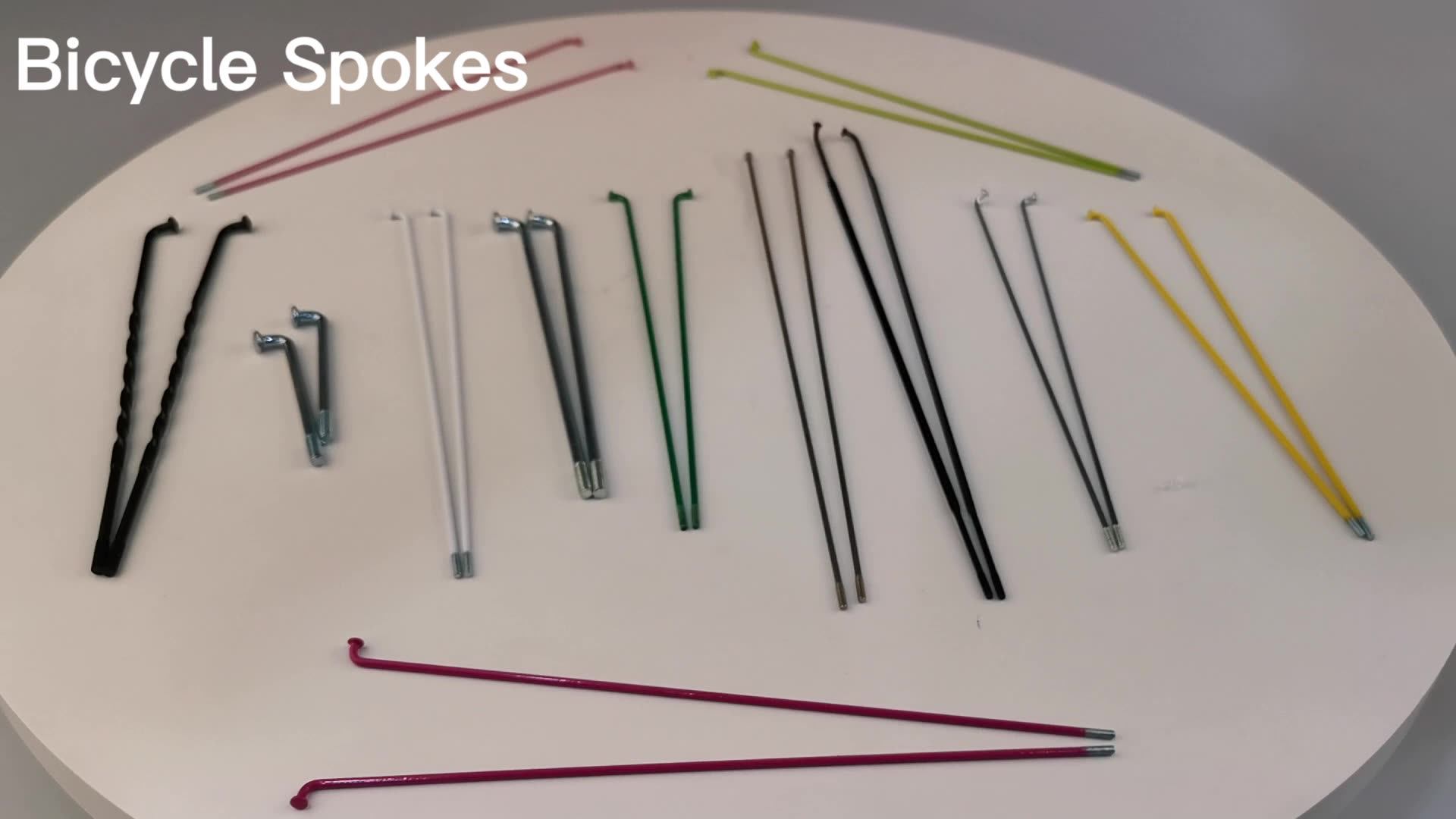 Toyar Stainless Steel Bicycle Spokes With Copper Nipples All Size 8g