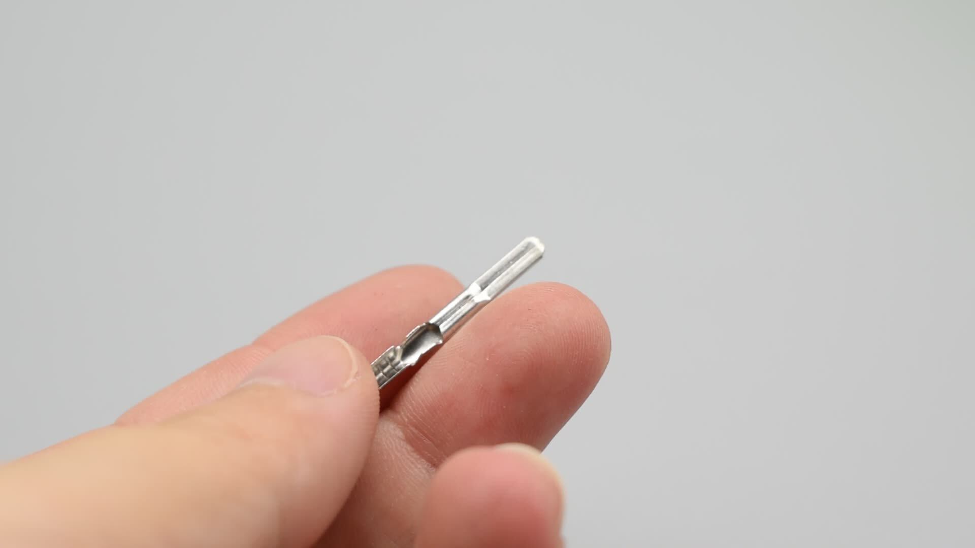 DJD031-2 Messing-Crimp-Terminal – Weibliche Flachstecker H4 9003, 7,8 Mm Biegewinkel, Verzinnt, 50–200 Stück