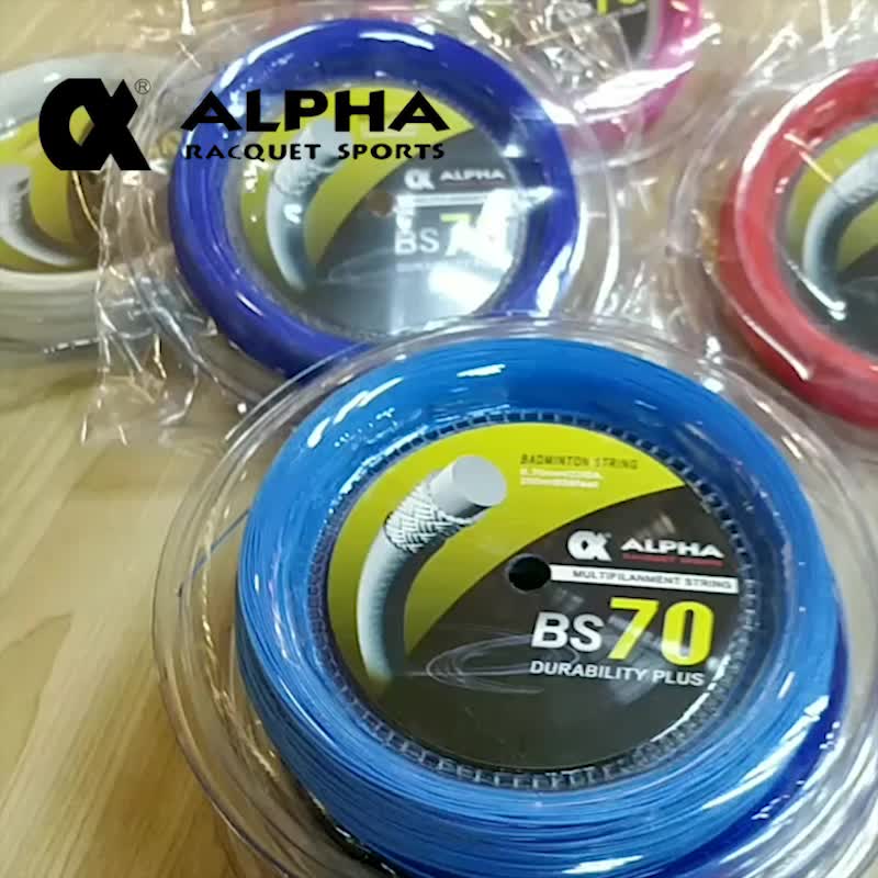 Шнурок для бадминтона Alpha 200 м 0 7 мм