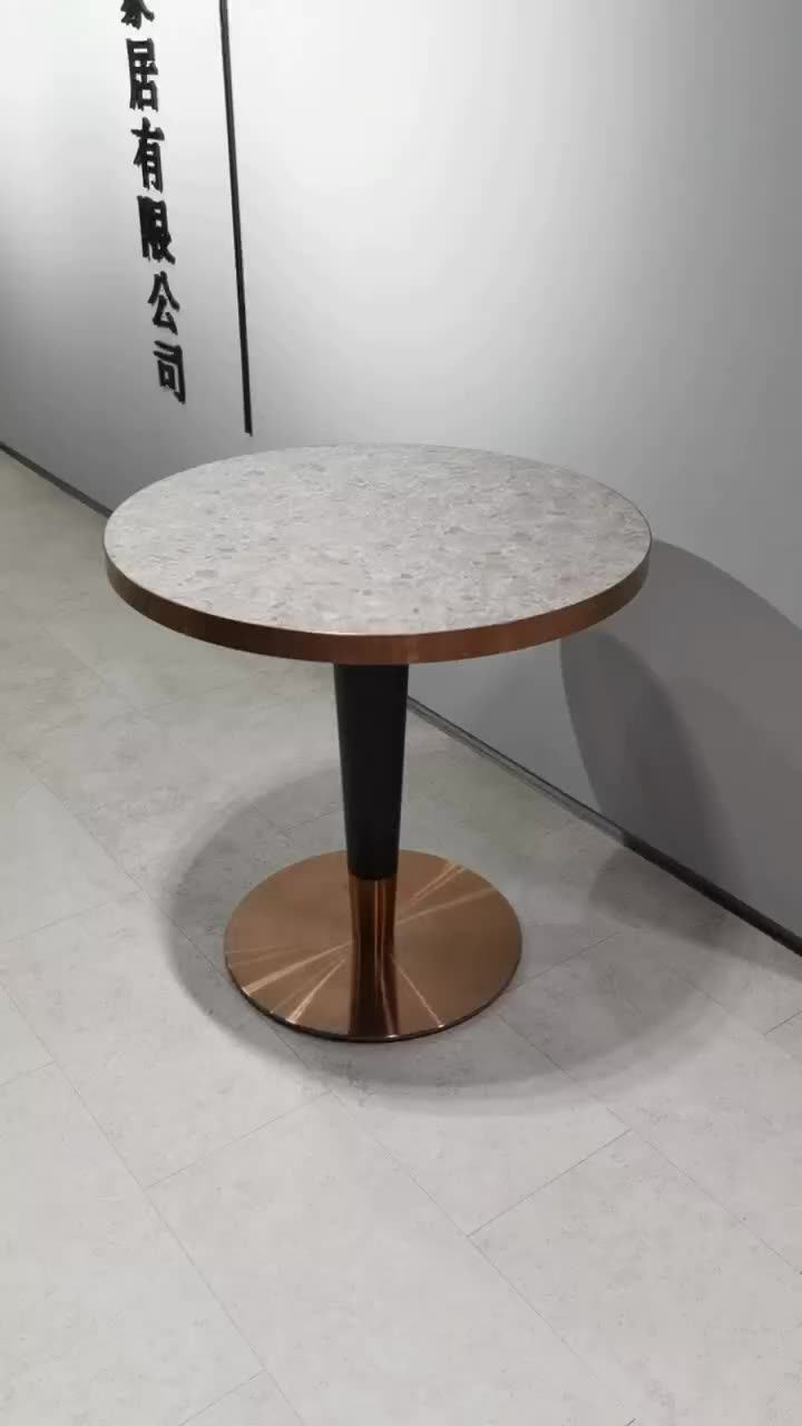 Square Round Light Luxury Formica Hpl Cafe Table For Bar Cafe