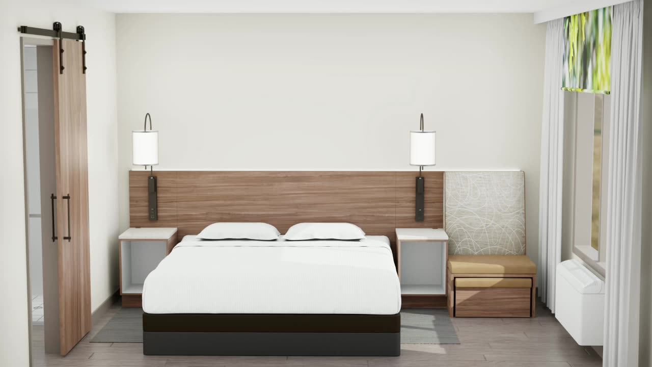 Grt6516 New Design Wyndham Garden Hotel Beds Room Furniture Sets Modern