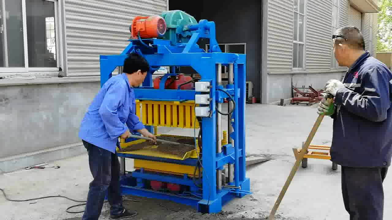 Manual Concrete Building Hollow Blocks Making Mold Machine Price - Buy