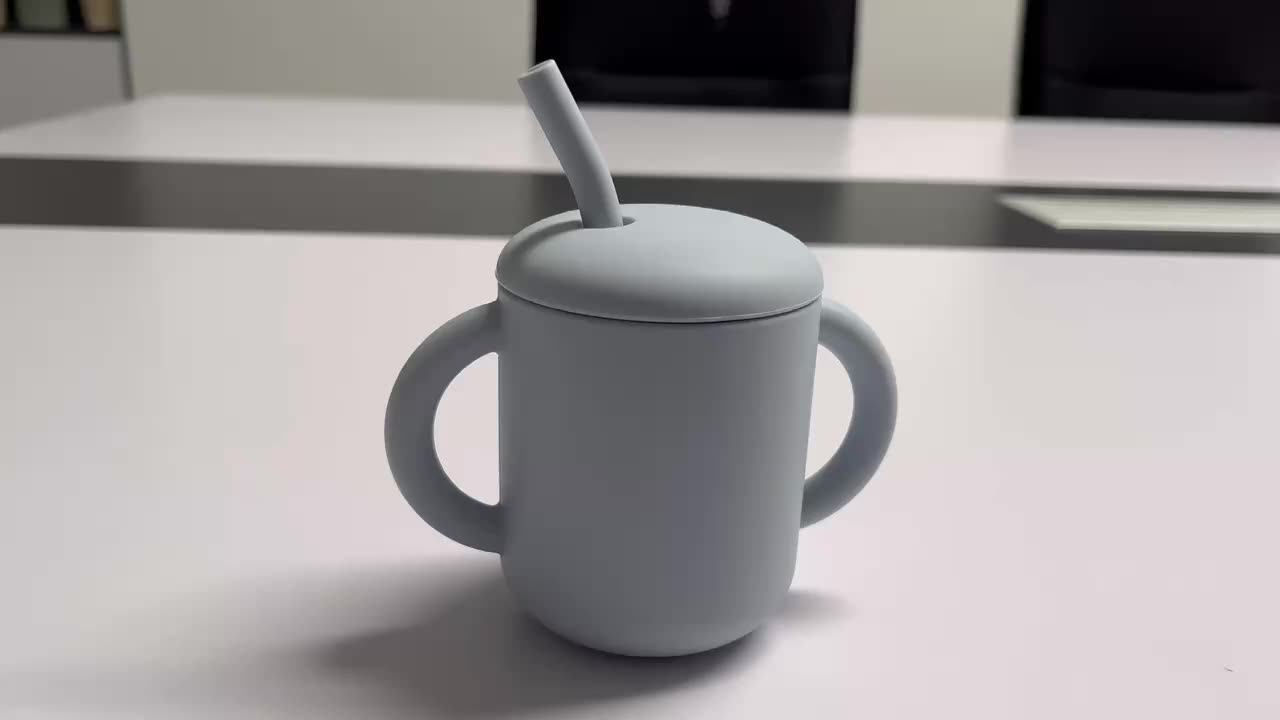 New Baby Led Weaning Sippy Cup For Kids Babies Water Drinking Cup Silicone Training Cup With