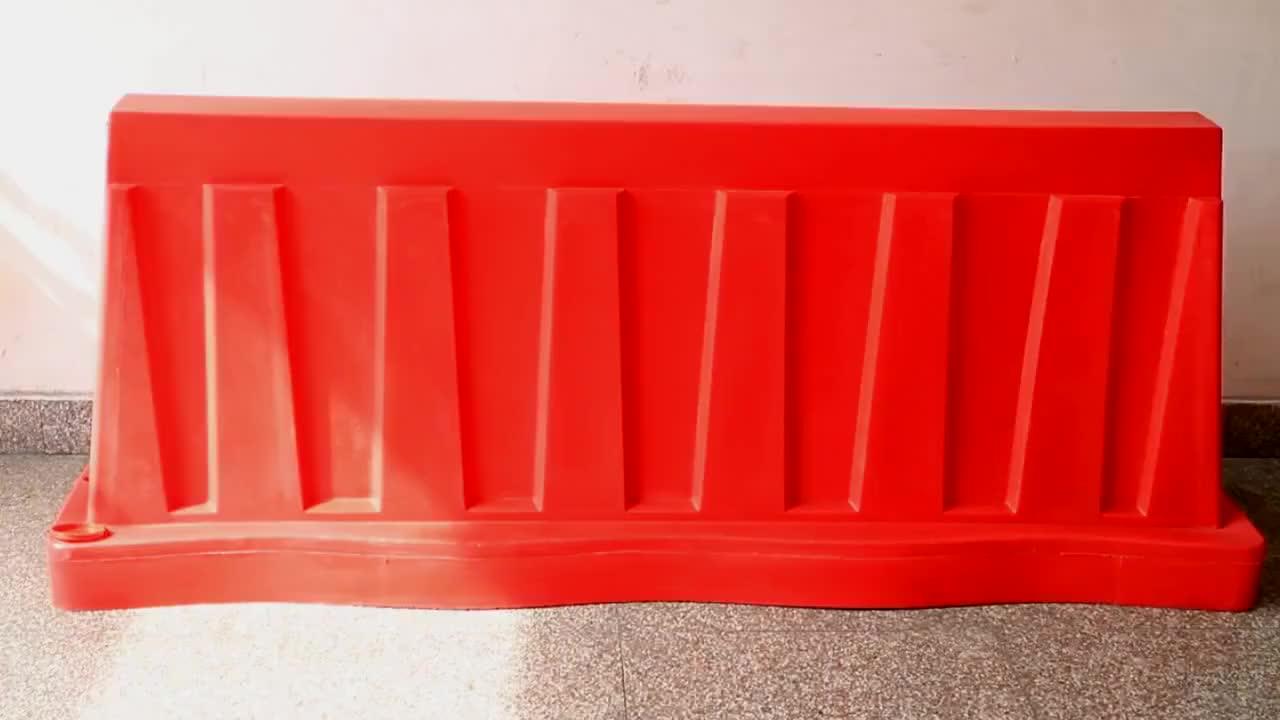 Roadway Orange Pe Traffic Water Filled Construction Barrier Road Safety