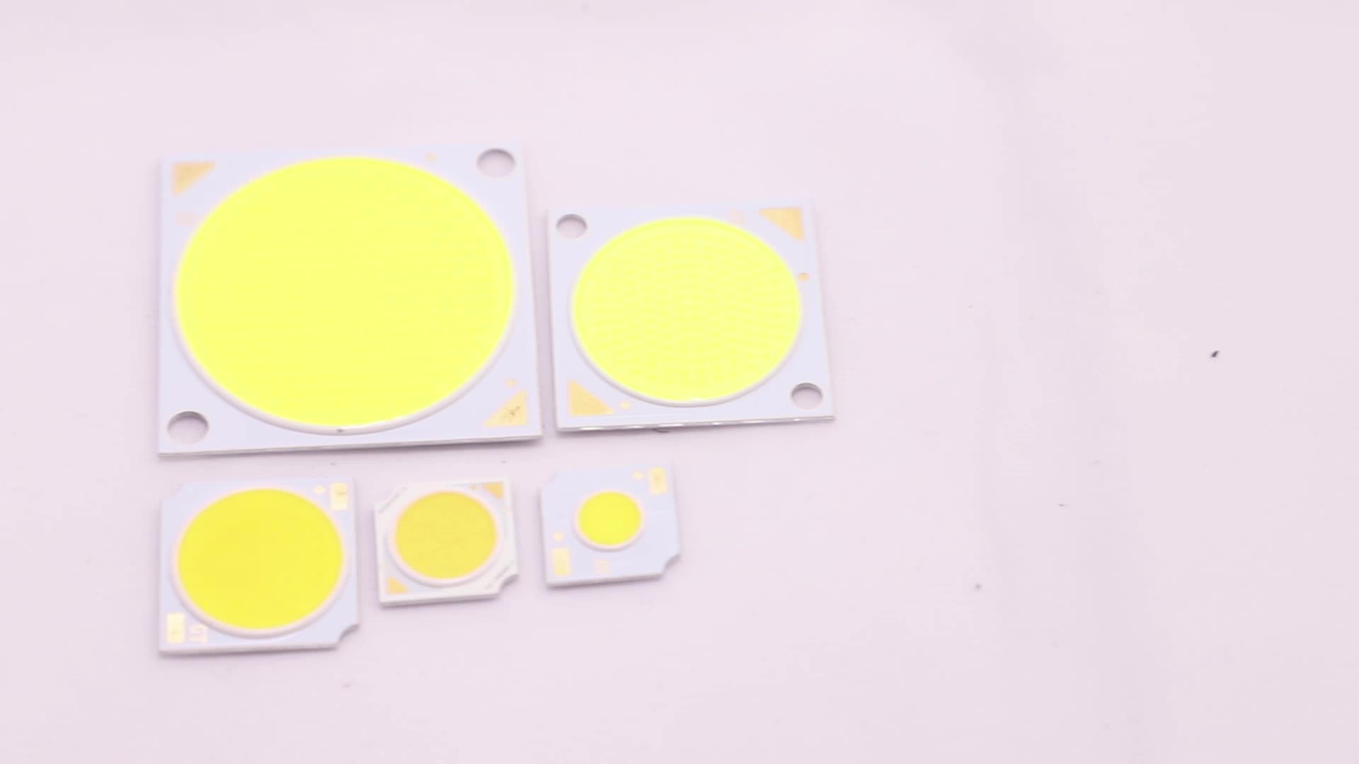 De gran rendimiento LED chip amarillo en placa 1w highpower
