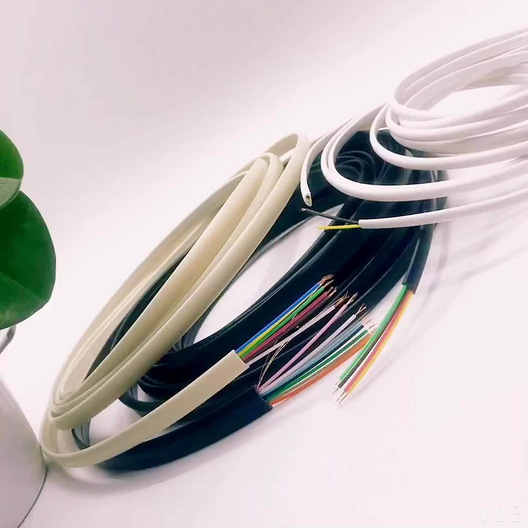 2 Pair Flat Telephone Cable 30awg 4 Cores Conductor Telephone Wire