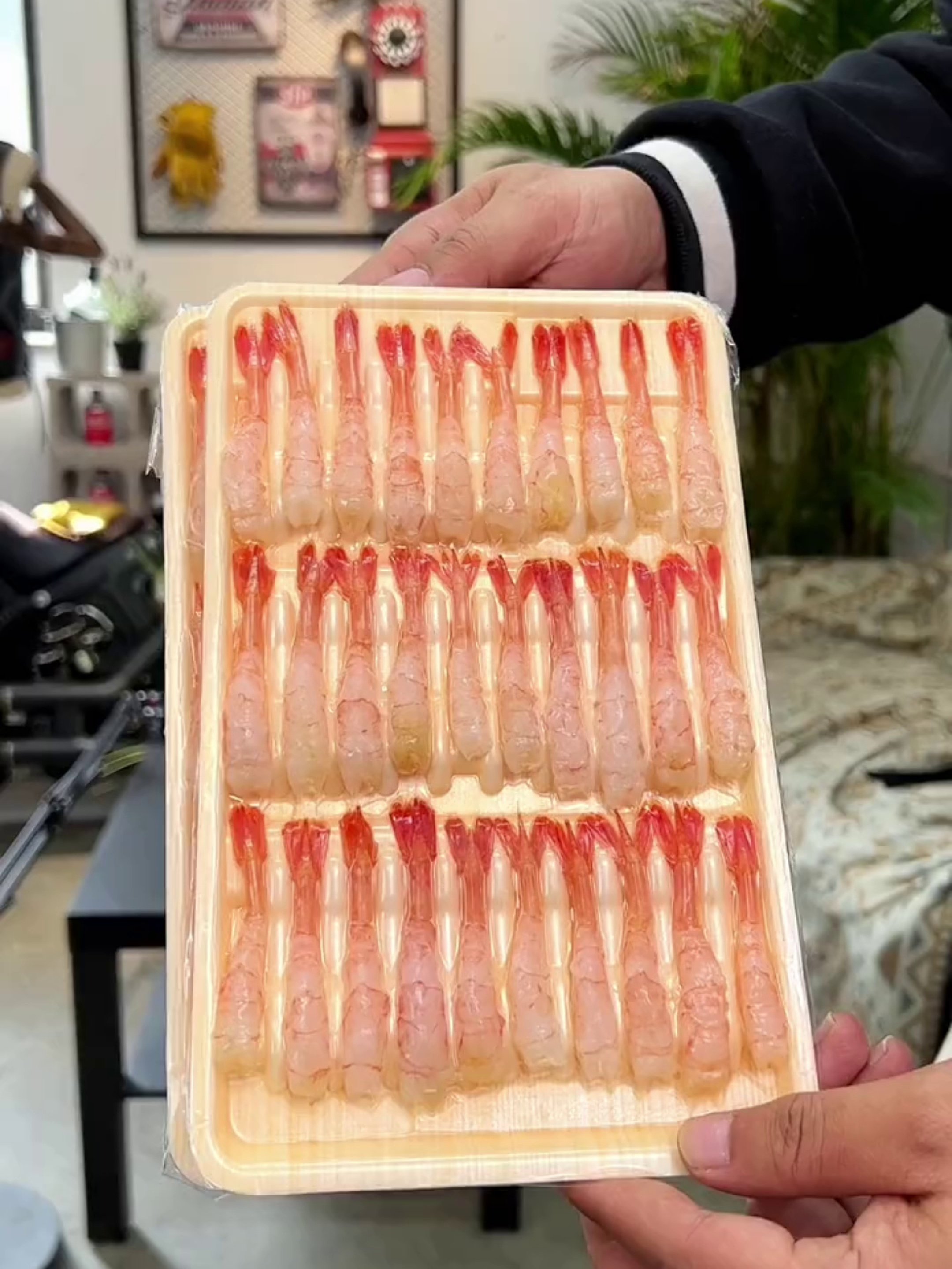 甜虾刺身