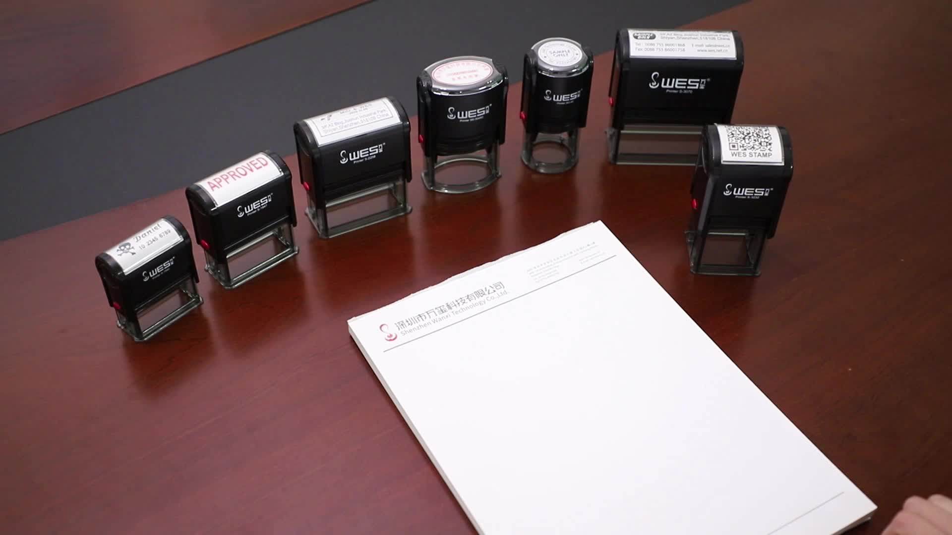 Wes 35x55mm Rubber Stamp Mounts Paid Stamp Selfinking Se3555 Buy