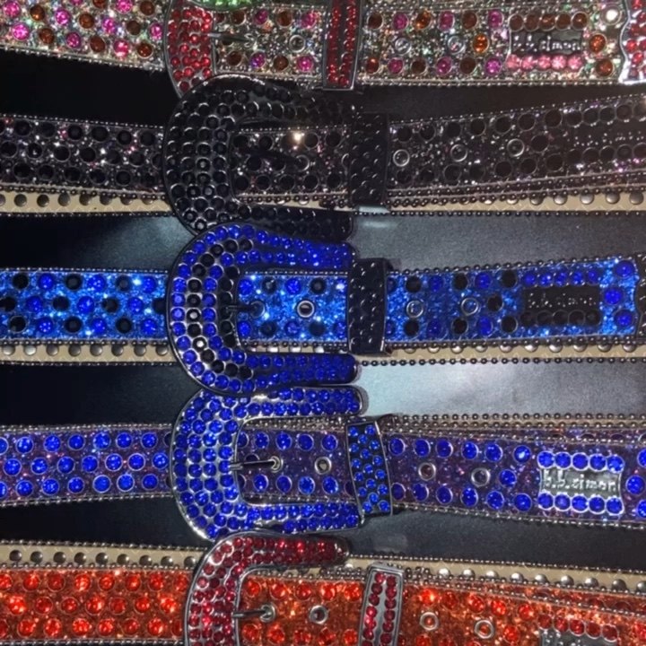 Wholesale Custom Bb Siomon Western Cowboy And Cowgirl Colorful Bling