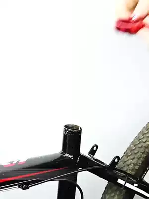 Mountain bike quick release rod Universal non-slip fixing screw Folding bicycle cushion seat tube clamp Lock nut accessories