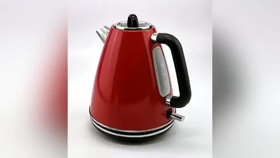 Cordless Electric Stainless Steel Kettle 1.7l Water Window Electric