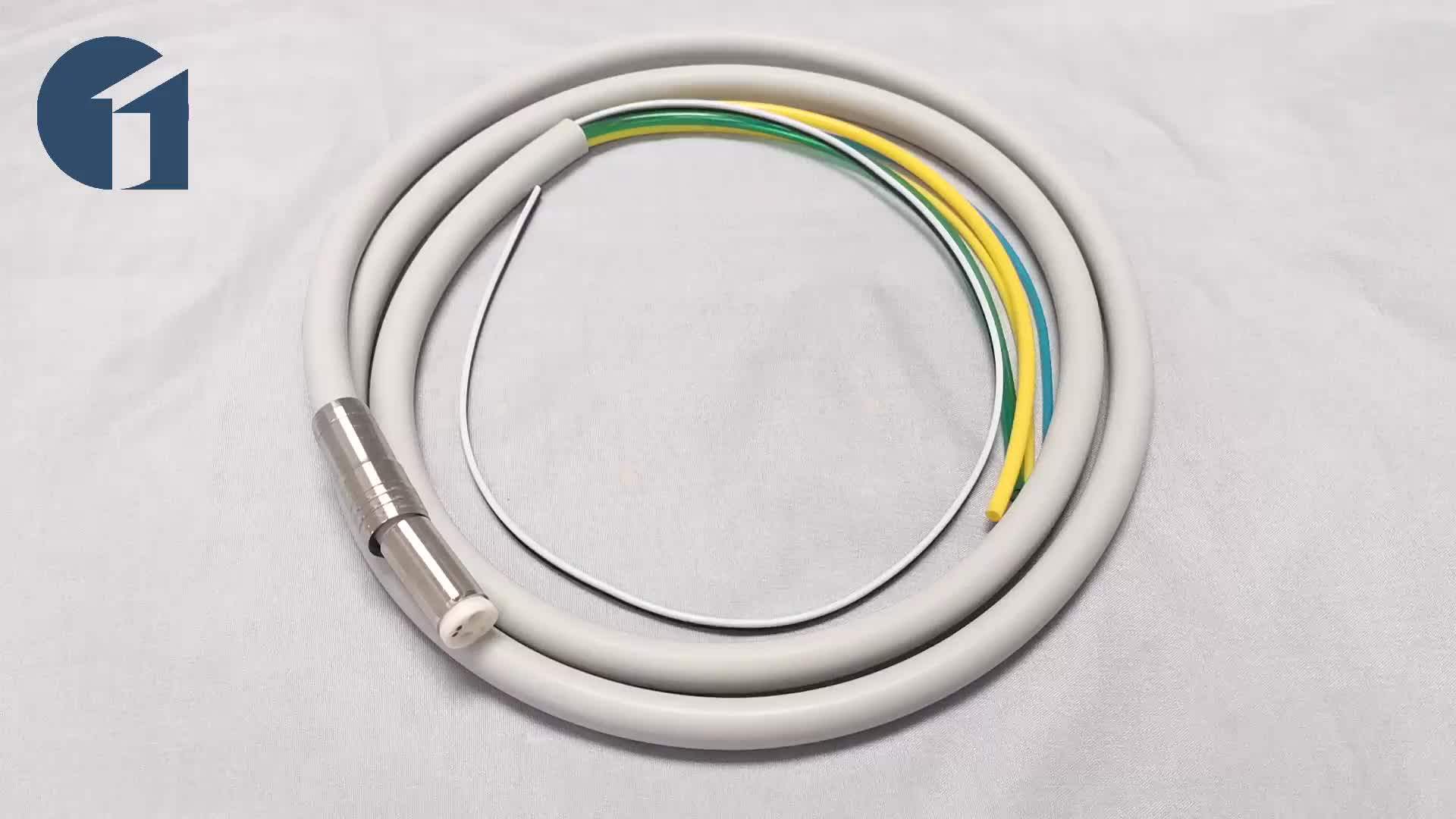 Dental Chair Unit Spare Parts Silicone 6 Holes Fiber Optic Handpiece