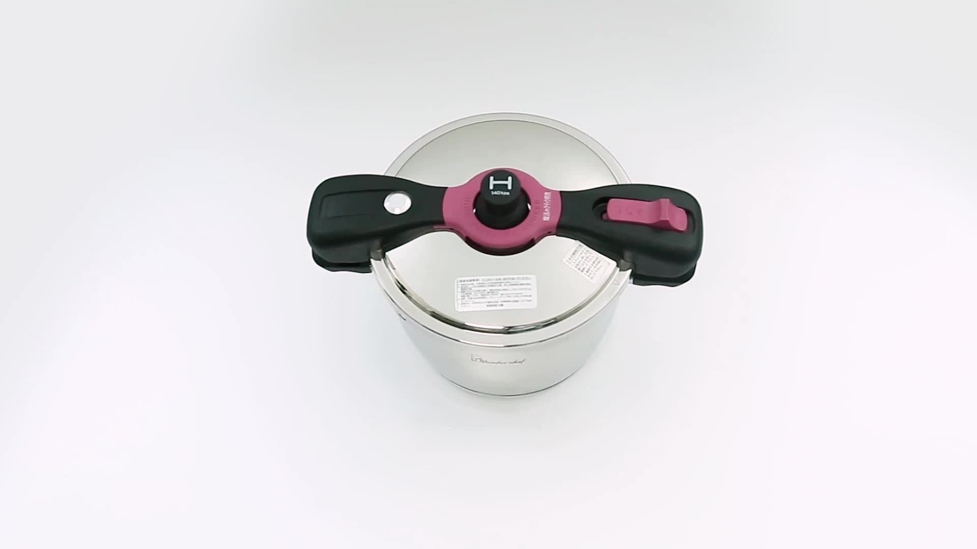 Japanese Style Energy Saving Futura Stainless Steel Pressure Cooker