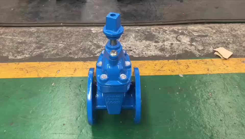 Din 3352 F4 Double Flanged Square Head Underground Water Cast Iron Gate